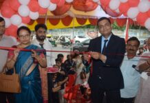 MRF के अधिकृत डीलर अंश टायर्स का भव्य शुभारंभ हुआ