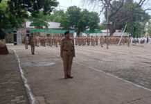 एसएसपी जय प्रकाश सिंह ने ली साप्ताहिक परेड की सलामी, पुलिसकर्मियों की अनुशासन व दक्षता का किया निरीक्षण
